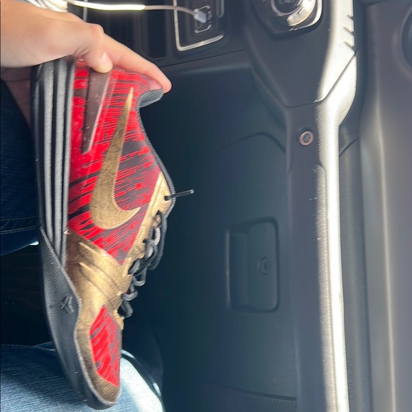Nike Other - Nike Red and Gold Sneakers